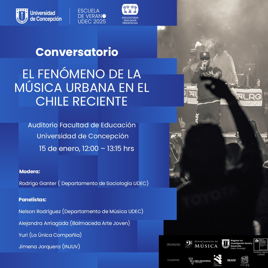 Conversatorio El fenómeno de la música urbana en el Chile reciente