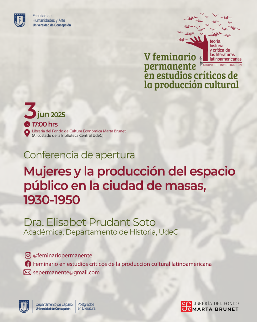 V Feminario permanente en los estudios críticos de la producción cultural