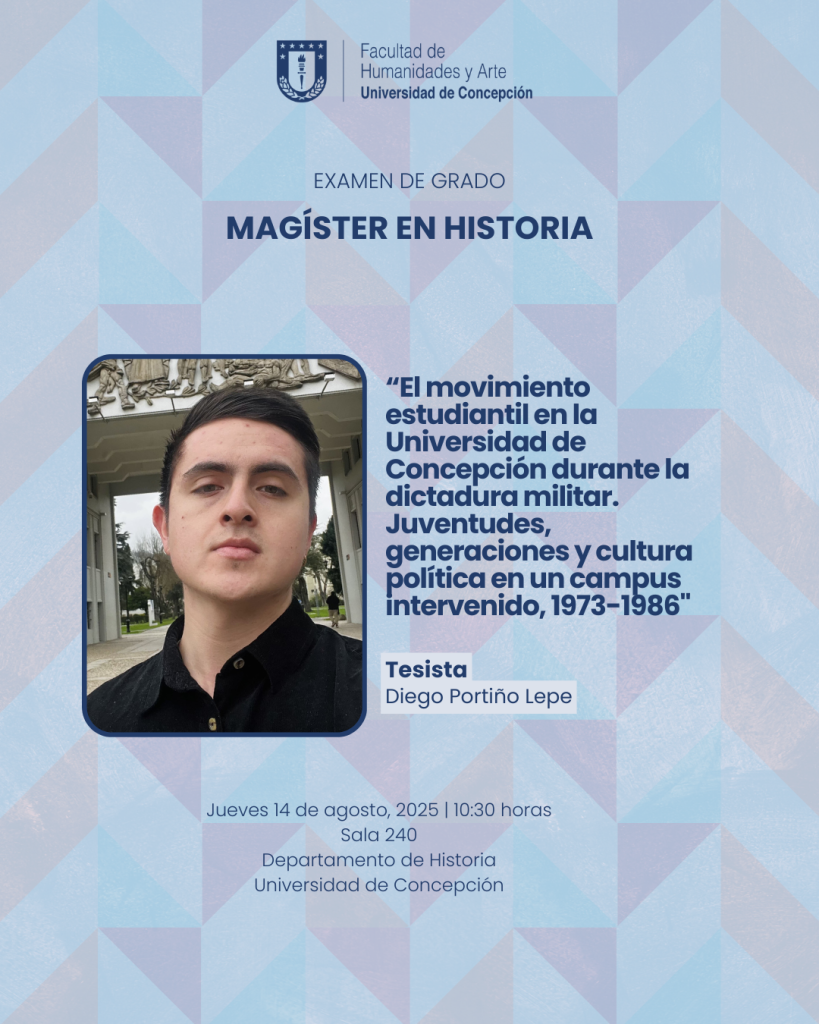 El movimiento estudiantil en la Universidad de Concepción durante la dictadura militar. Juventudes, generaciones y cultura política en un campus intervenido, 1973-19861