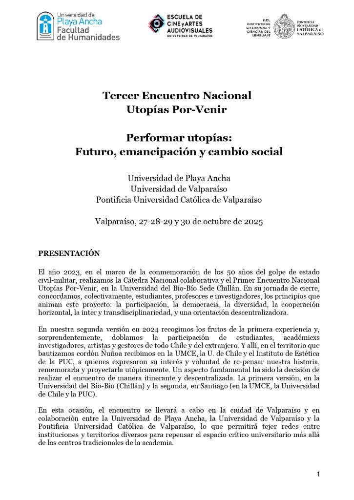 Convocatoria III Encuentro Utopiìas_2025_page-0001
