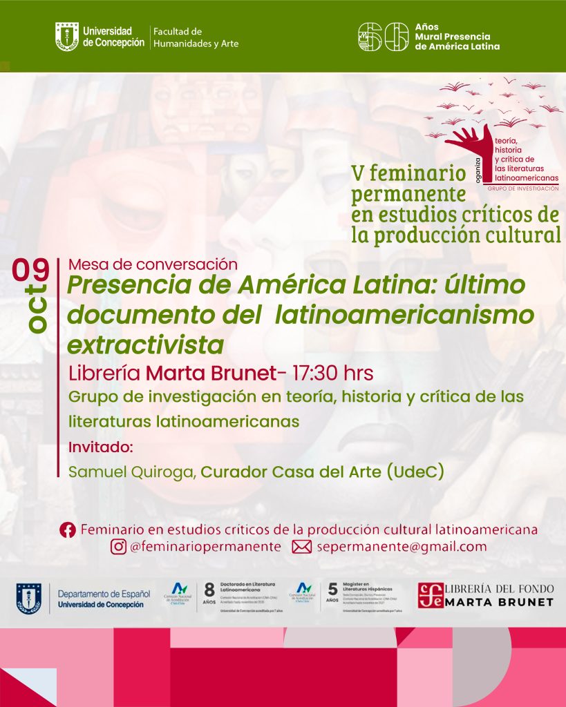Mesa conversación Presencia de América Latina