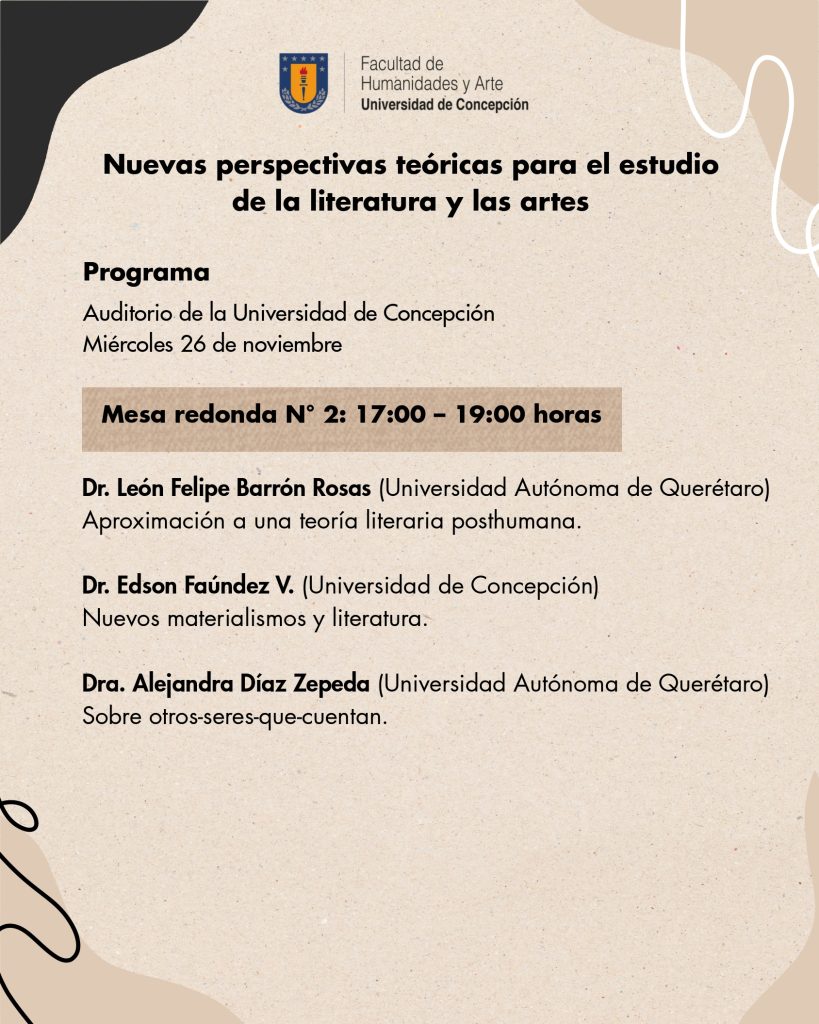 Nuevas perspectivas teóricas para el estudio de la literatura y las artes3