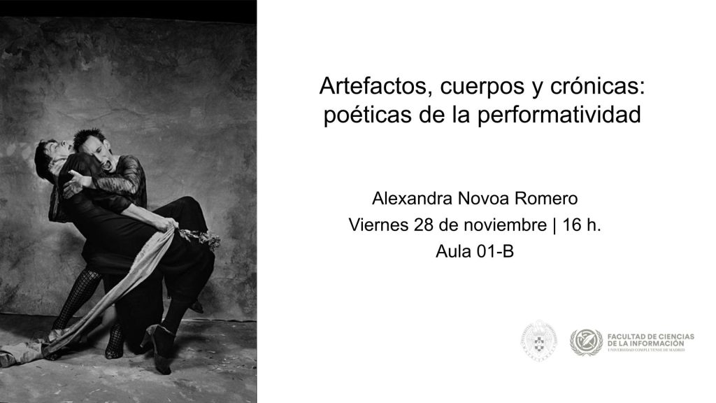Artefactos, cuerpos y crónicas_poéticas de la performatividad
