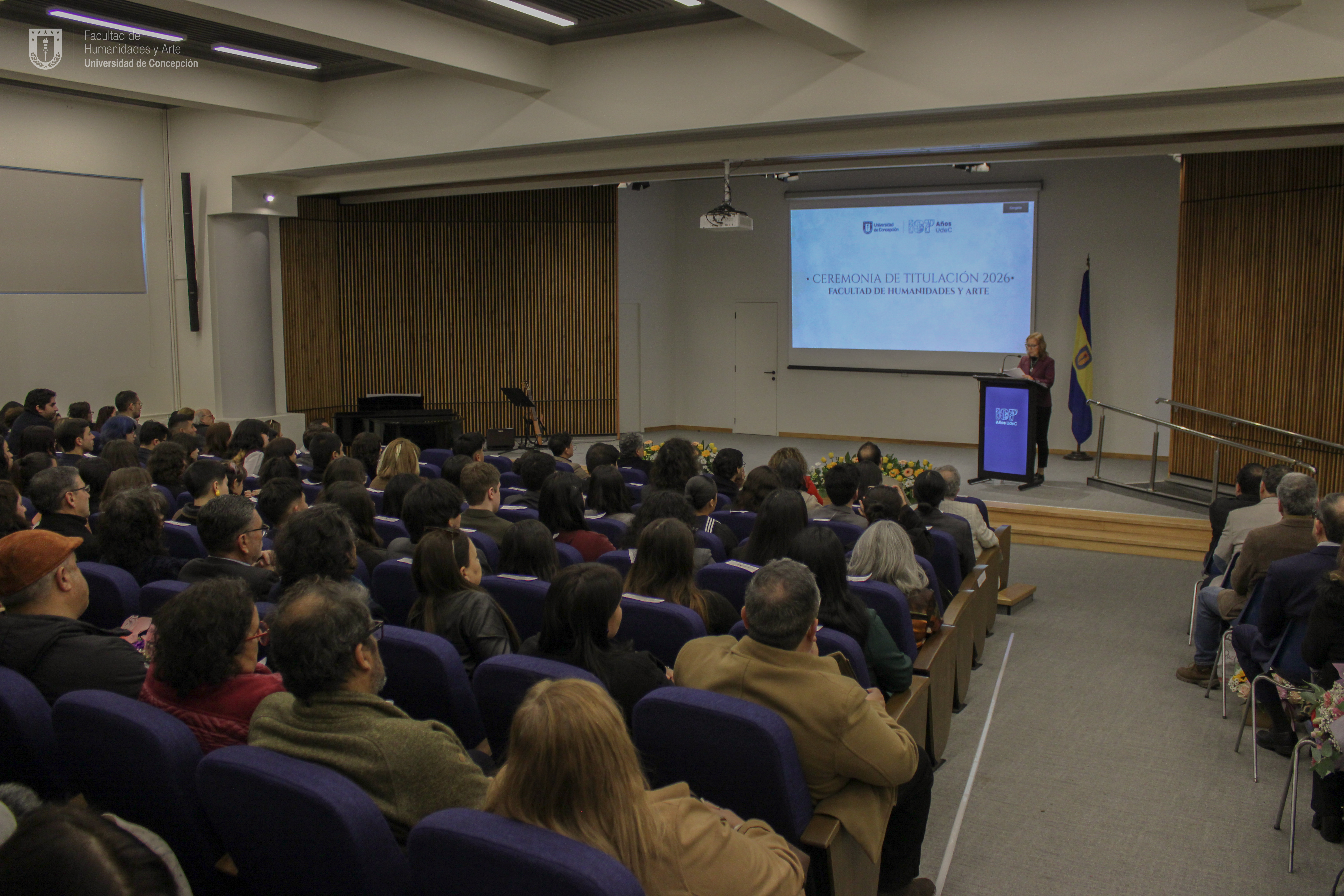 Facultad de Humanidades y Arte UdeC reconoce a su nueva generación de profesionales